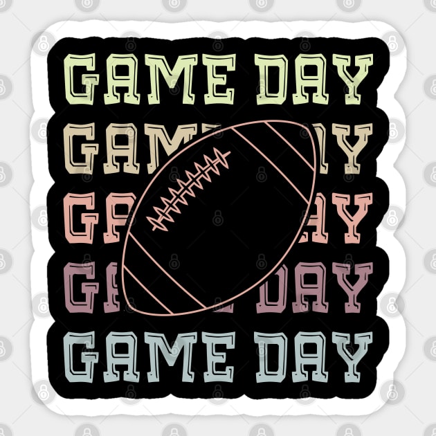 Game Day - Football Sticker by Blended Designs